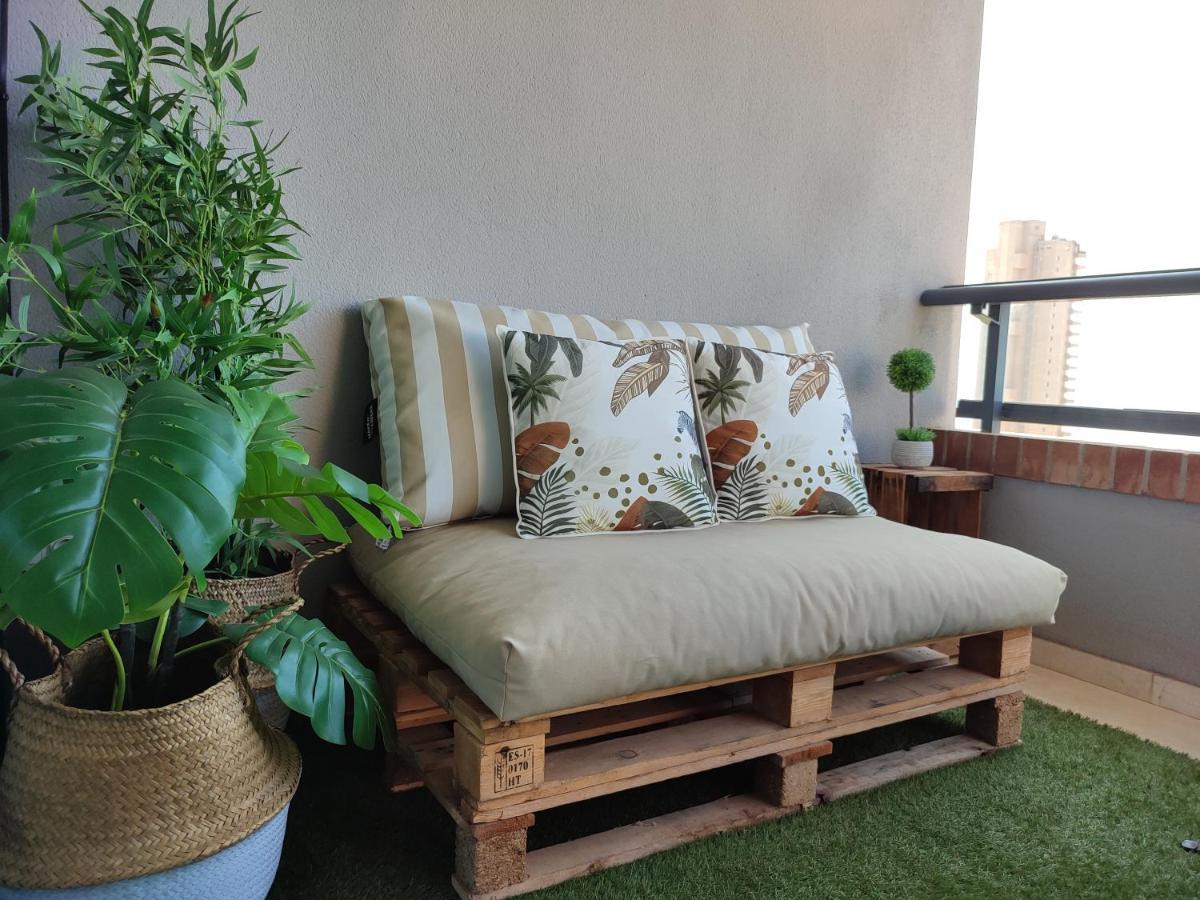 בנידורם Junto Playa Levante Con Terraza Chill-Out-2 Wcs-A Estrenar Gemelos 23 מראה חיצוני תמונה